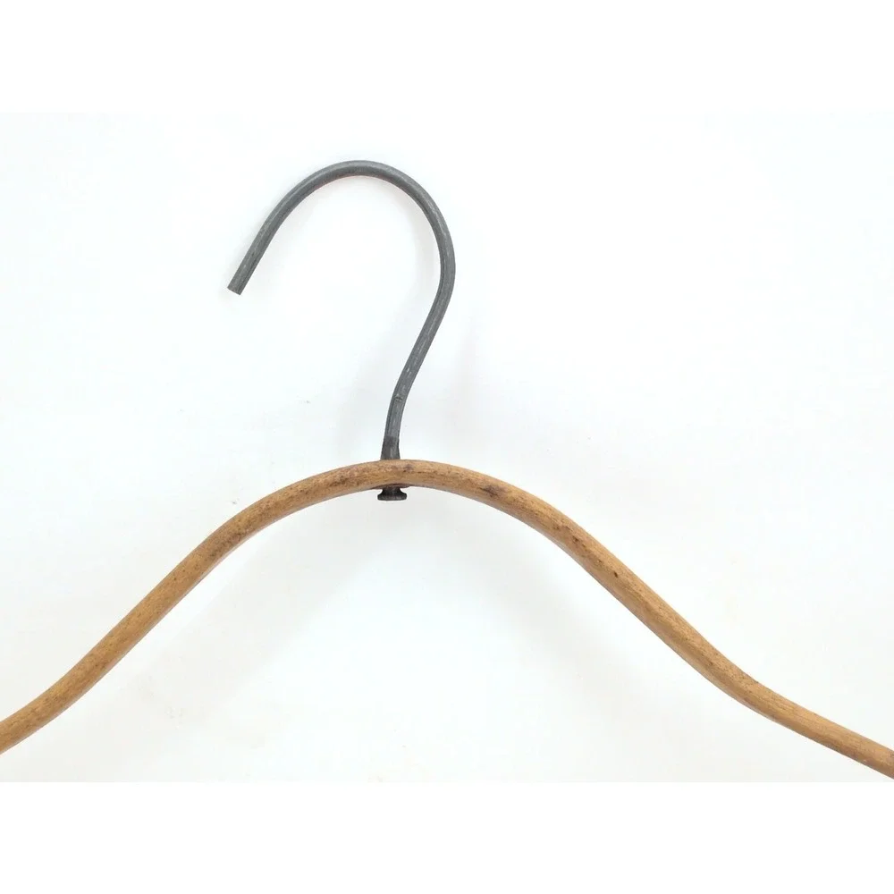 VTG Phoenix Wooden Hanger 1940s THE KLEINHANS CO Buffalo Clothier New York NY